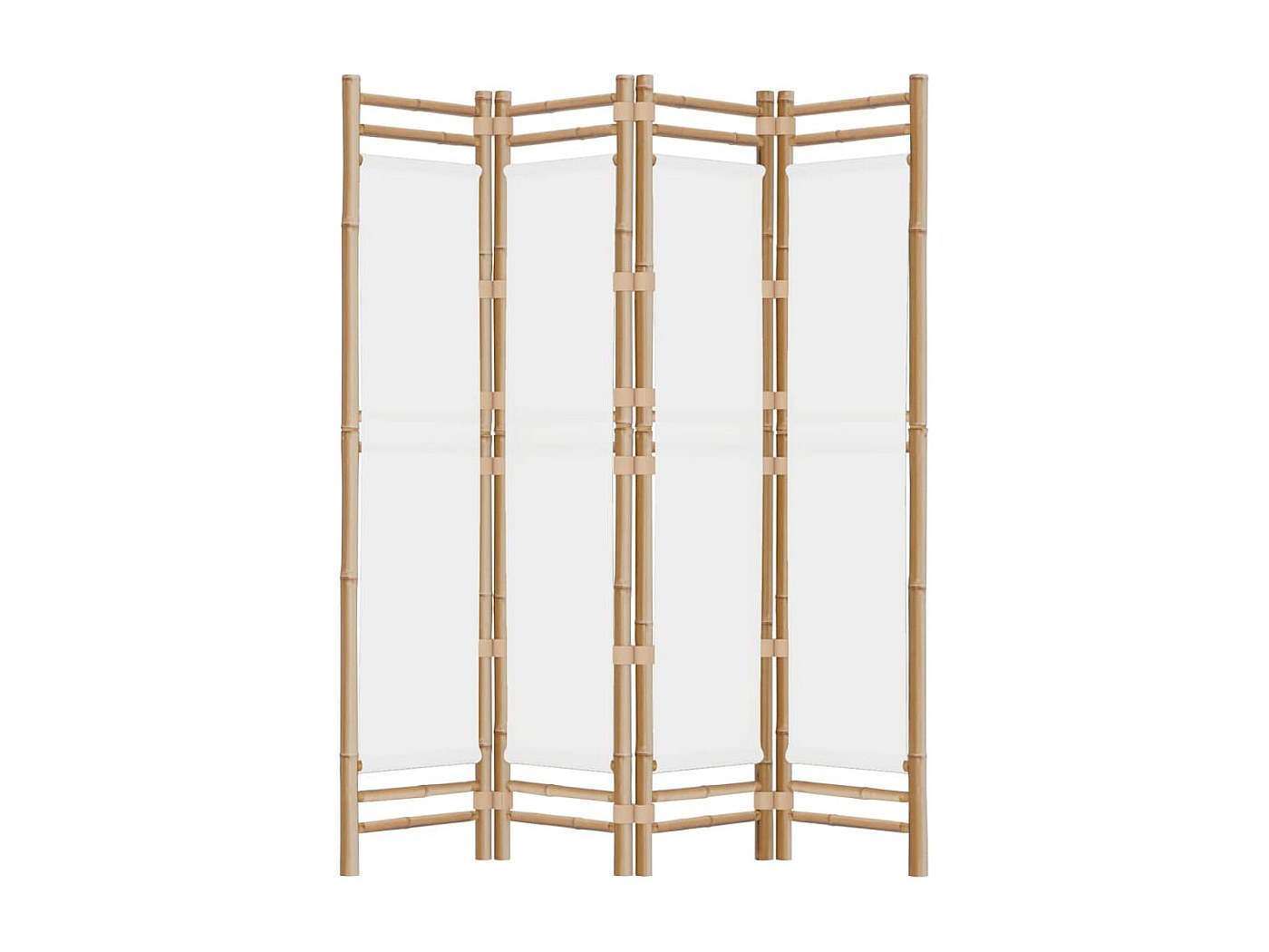 Fine Asianliving Paravento L160xH180cm Divisori Tela 4 Pannelli Pieghevole Separatore