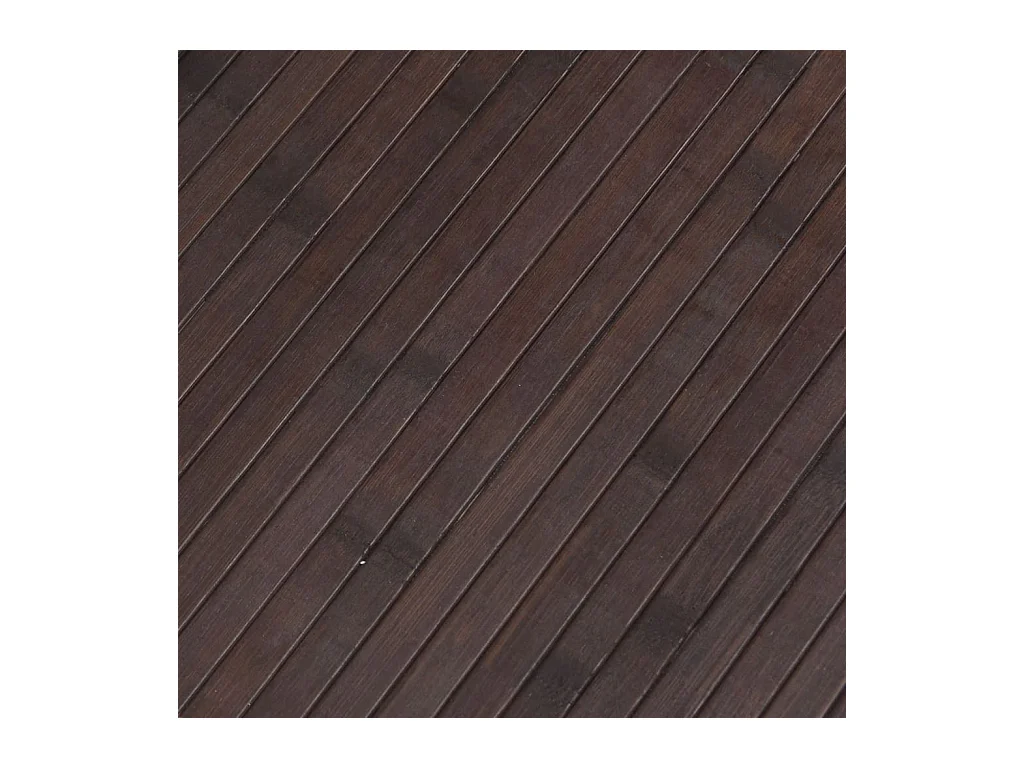 Cloison de séparation marron foncé 165x800 cm bambou