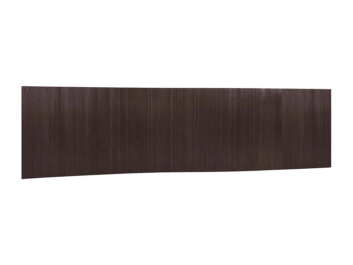 Tabique marrón oscuro 165x800 cm bambú