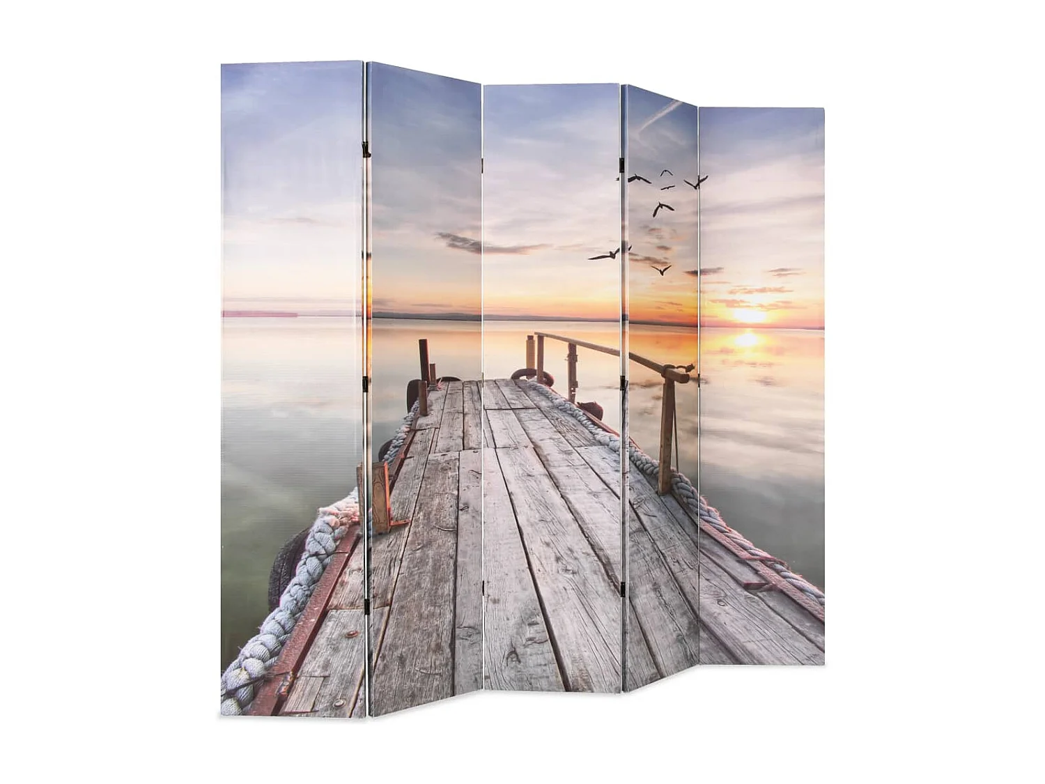 Cloison de séparation pliable 200 x 170 cm Lac