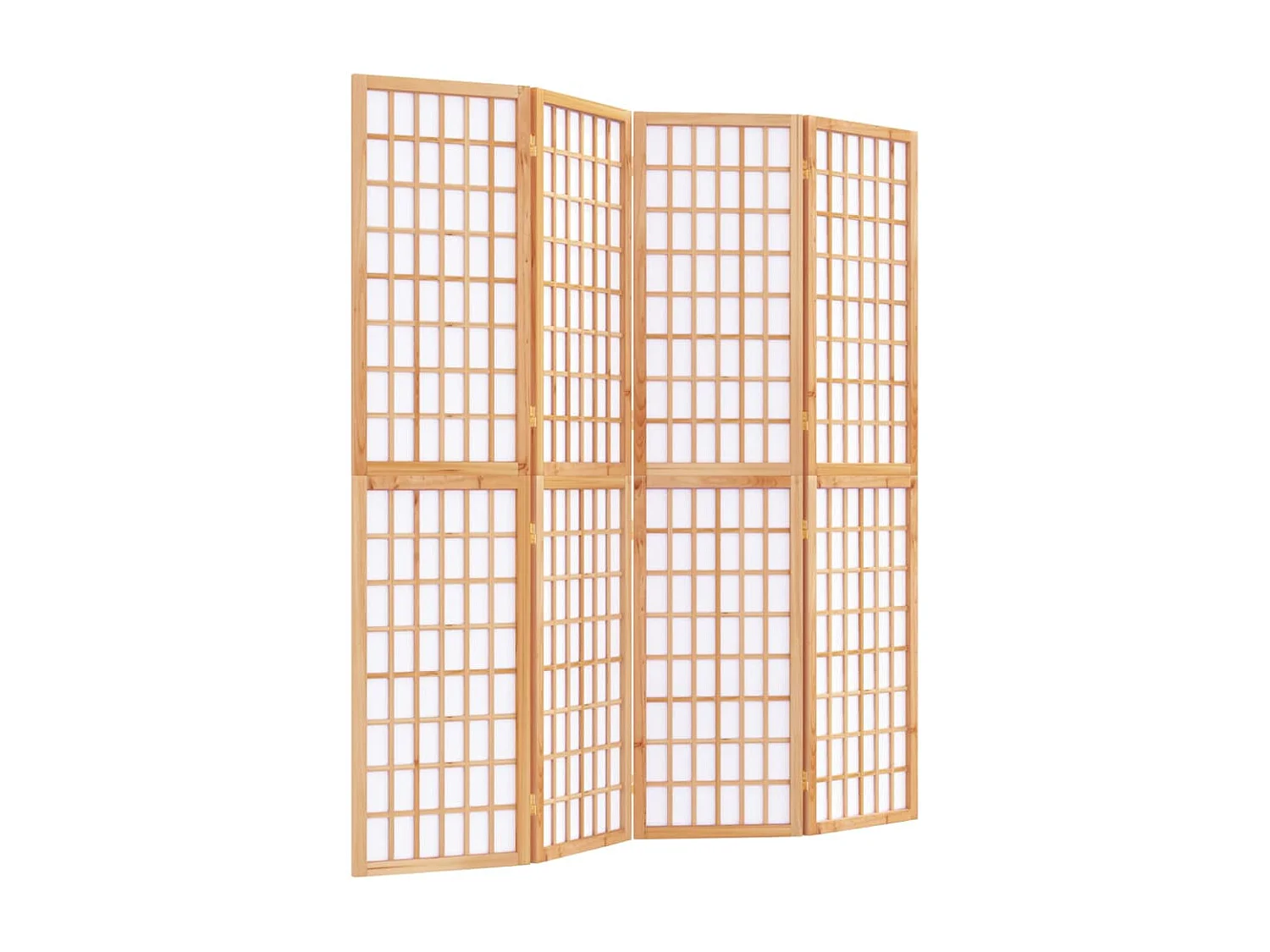 Parete divisoria pieghevole 4 pannelli 160x170 cm