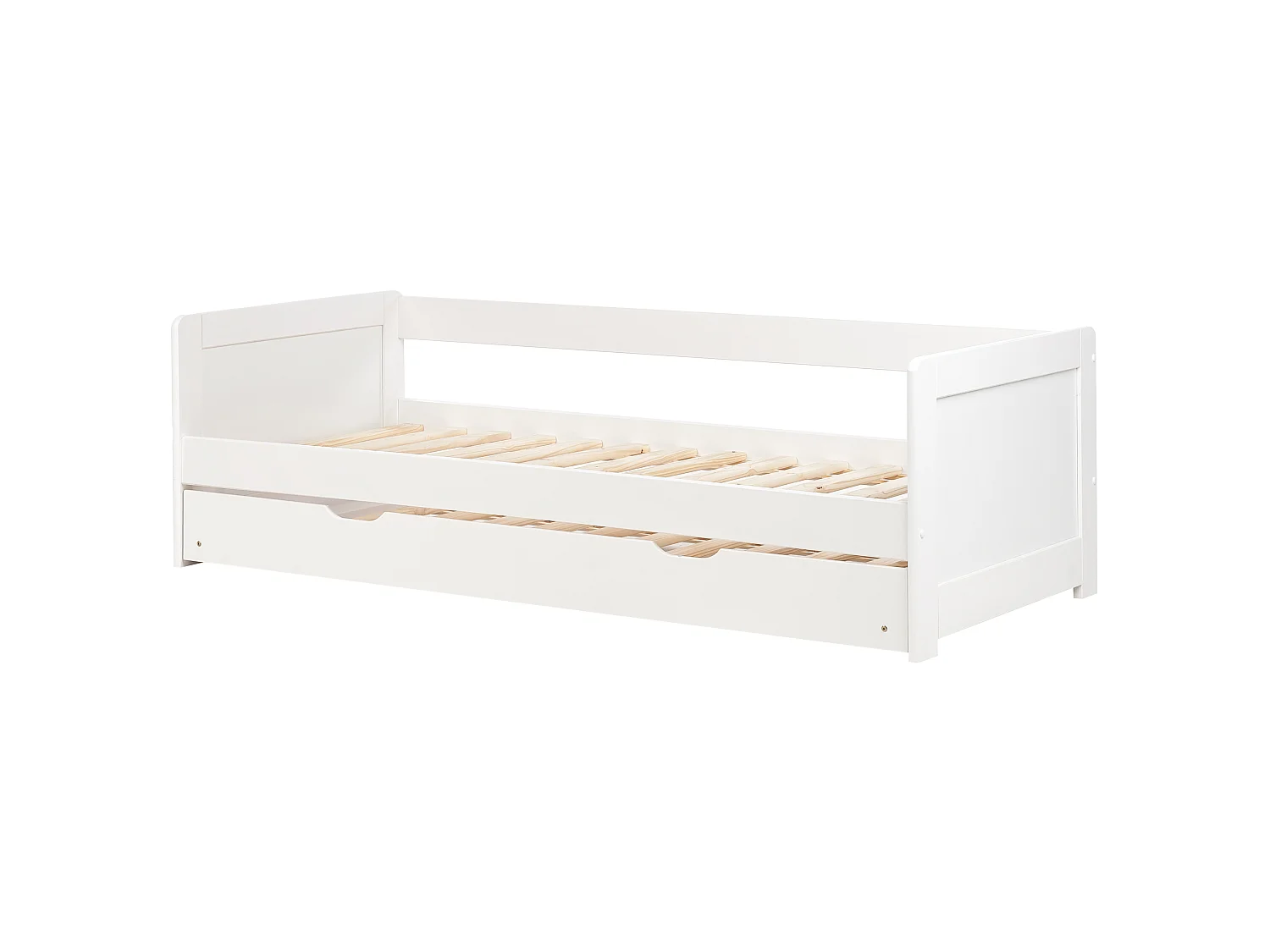 Cama nido Madera de pino GRAVELINES 90 x 200 cm Blanco