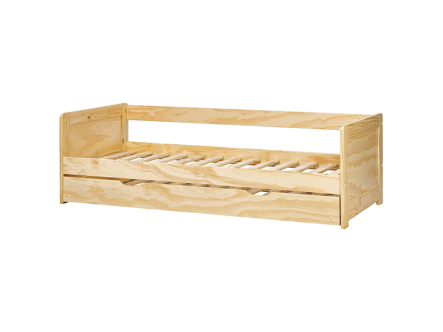 Cama nido Madera de pino GRAVELINES 90 x 200 cm Marrón claro