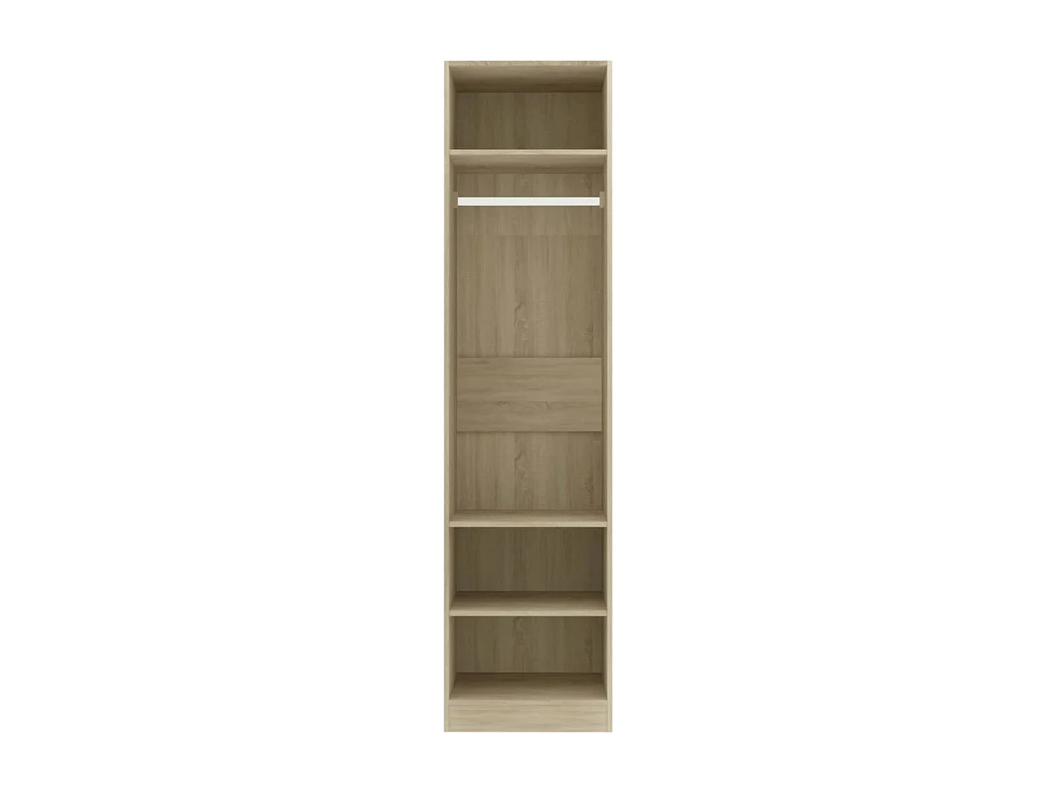 Kleiderschrank Sonoma-Eiche 50x50x200 cm Holzwerkstoff