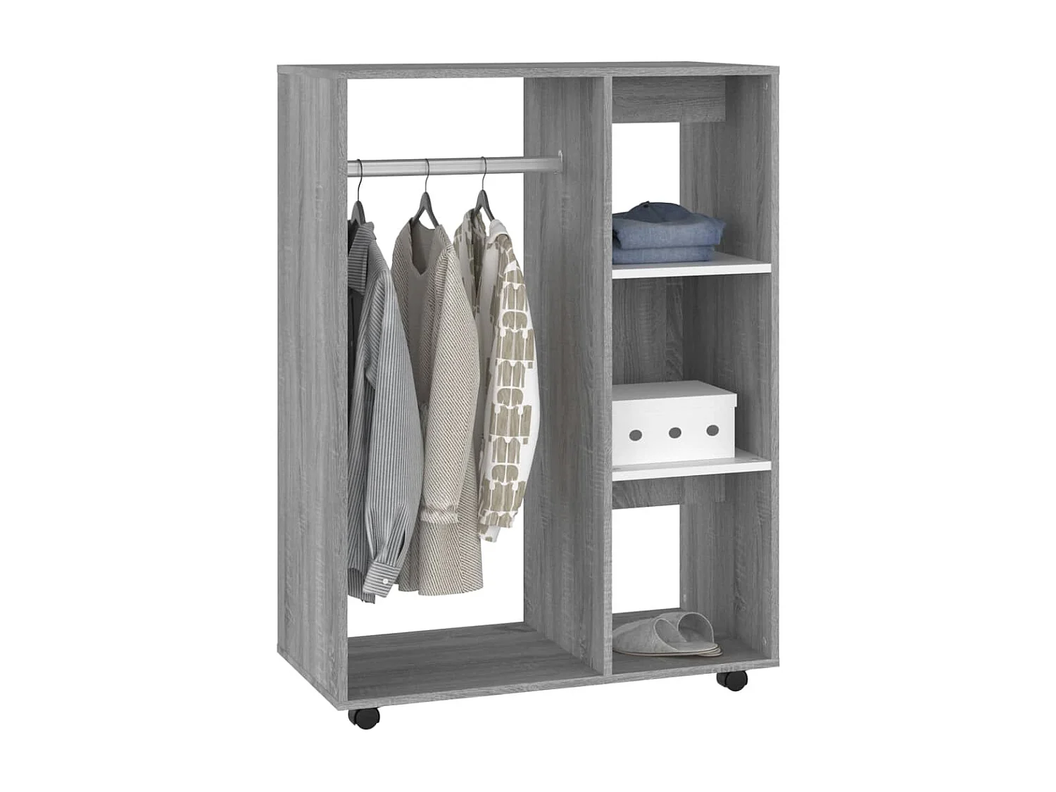Garde-robe Sonoma gris 80x40x110 cm Bois d'ingénierie