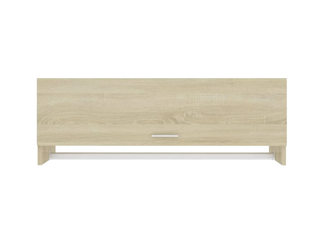 Kleiderschrank aus Sonoma-Eiche, 100 x 32,5 x 35 cm, Holzwerkstoff