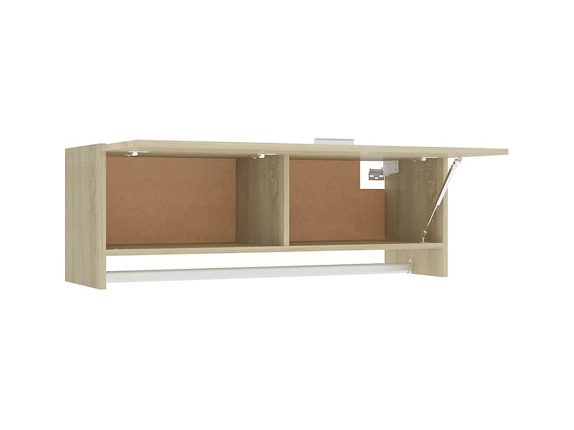 Kleiderschrank aus Sonoma-Eiche, 100 x 32,5 x 35 cm, Holzwerkstoff
