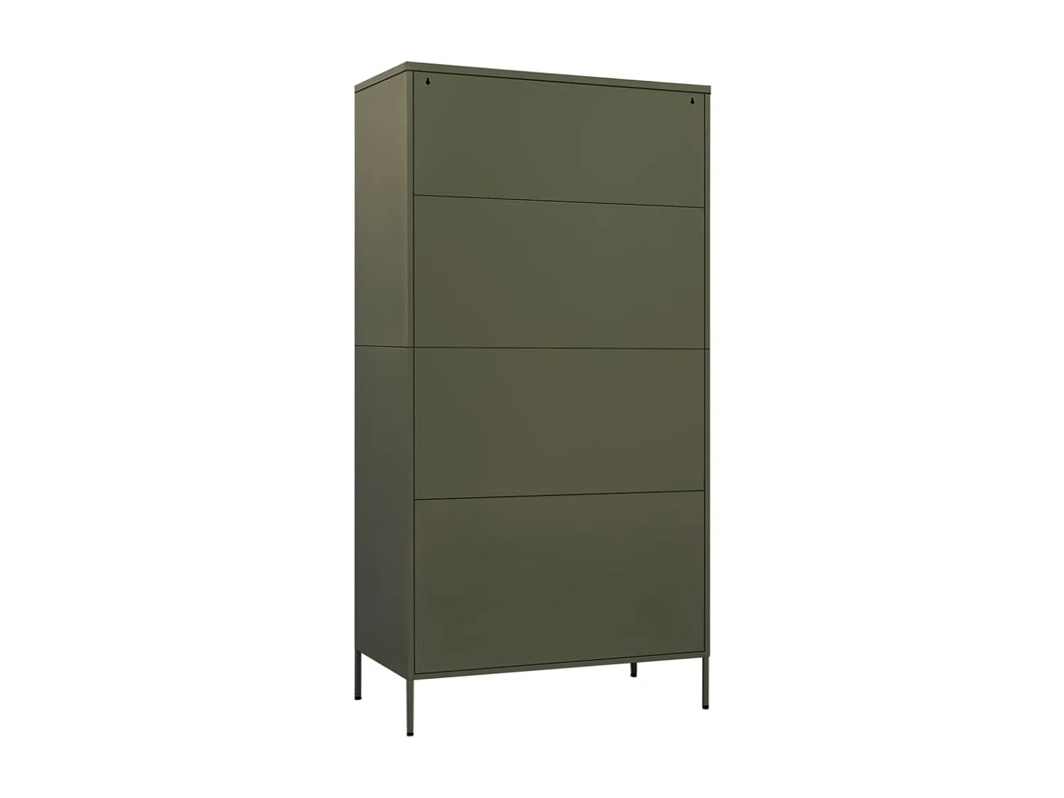 Garde-robe Vert olive 90x50x180 cm Acier