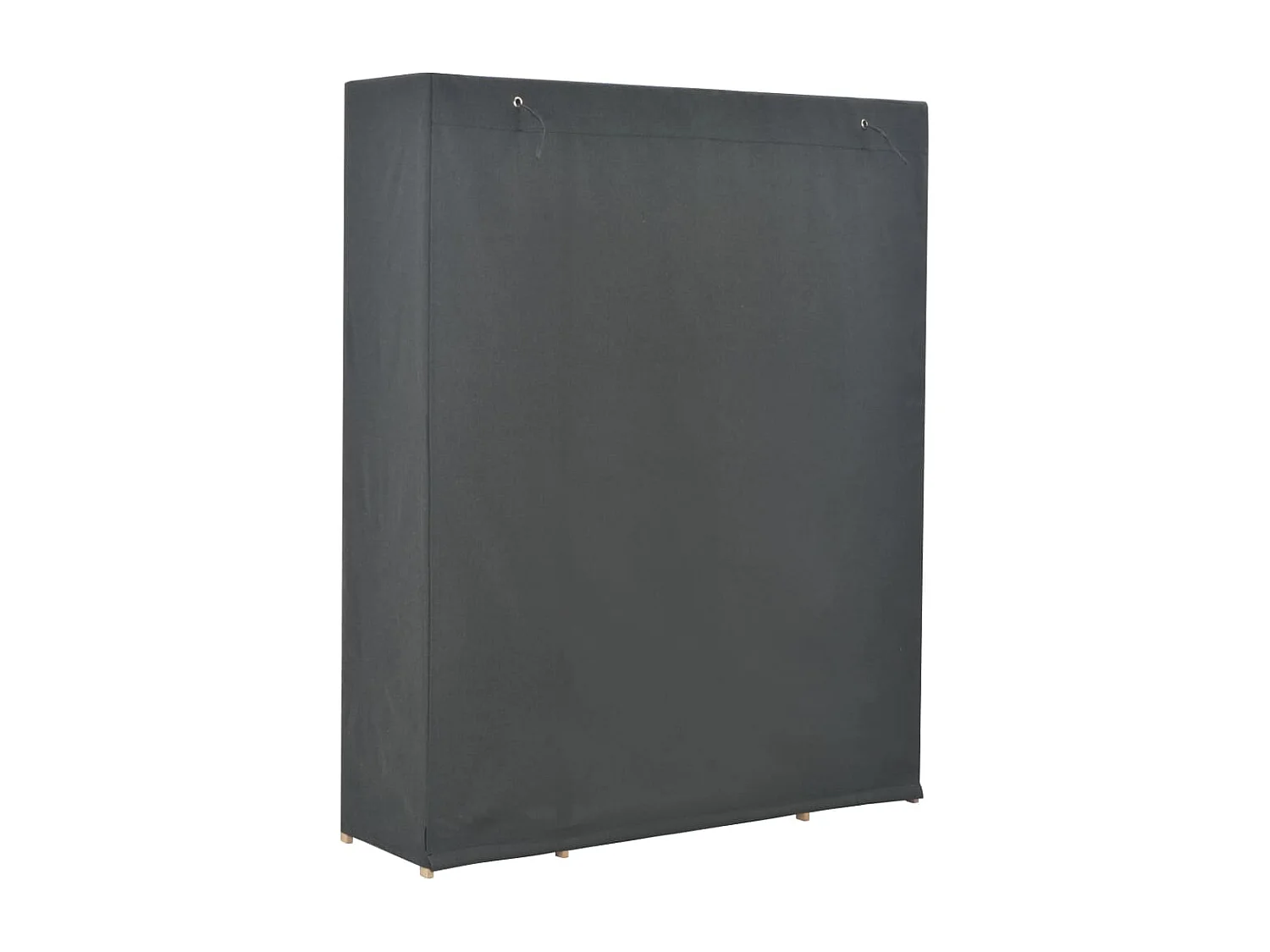 Armadio Tessuto Grigio 135 x 40 x 170 cm