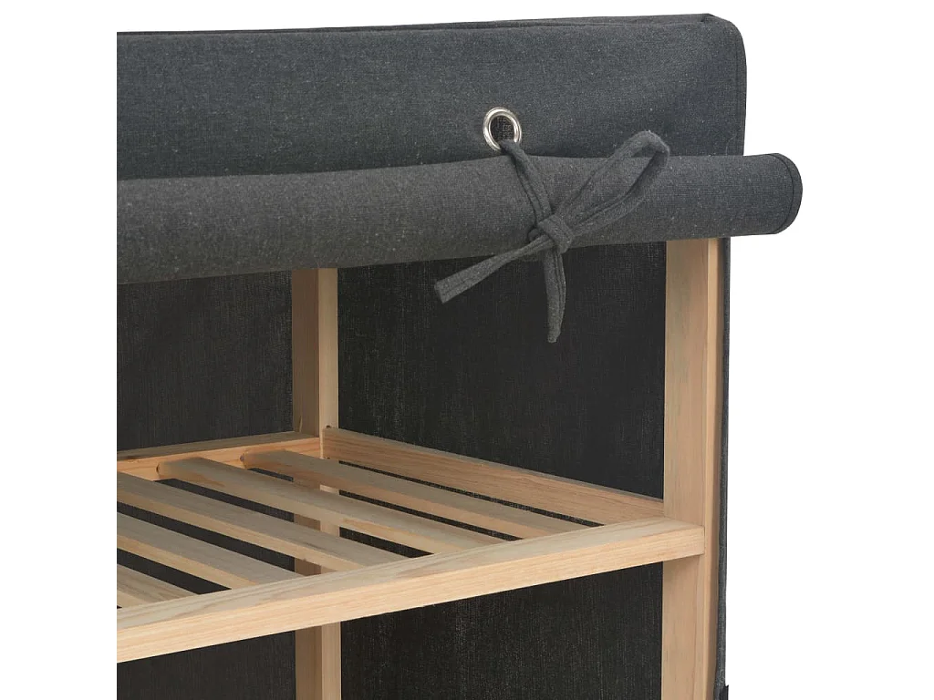 Garde-robe Gris 135 x 40 x 170 cm Tissu