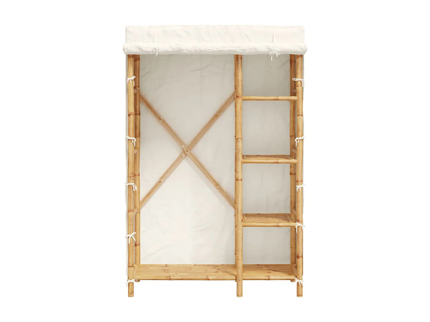 Armadio 110x45x170 cm bambù