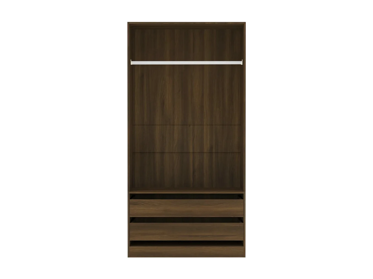 Armadio Rovere marrone 100x50x200 cm MDF