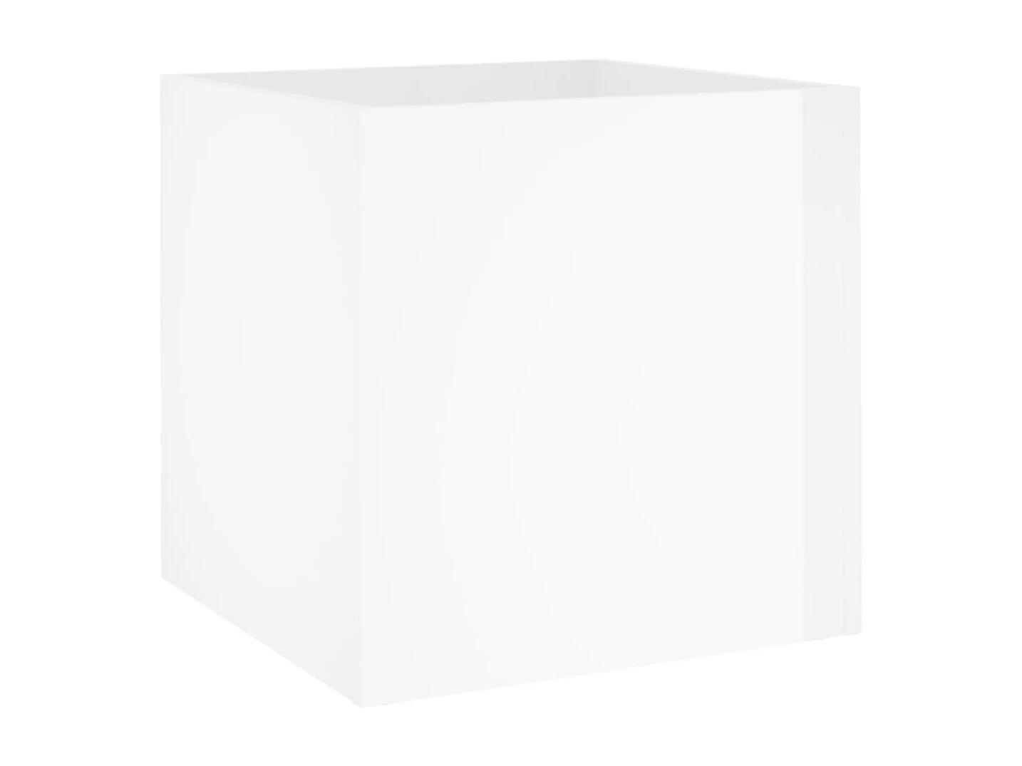 Set di mobili da ingresso in MDF bianco lucido