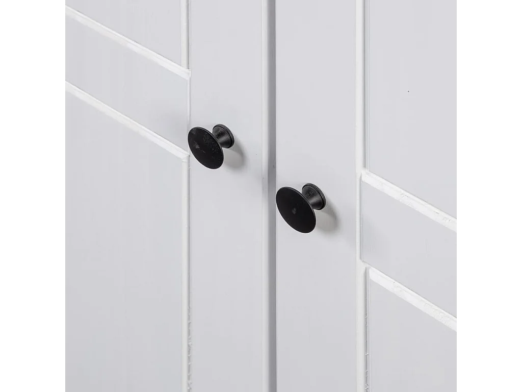 Garde-robe Blanc 80x50x171,5 cm Pin massif Assortiment Panama