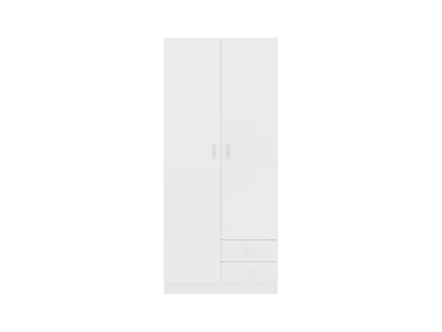 Garde-robe Blanc 80x52x180 cm Bois d’ingénierie