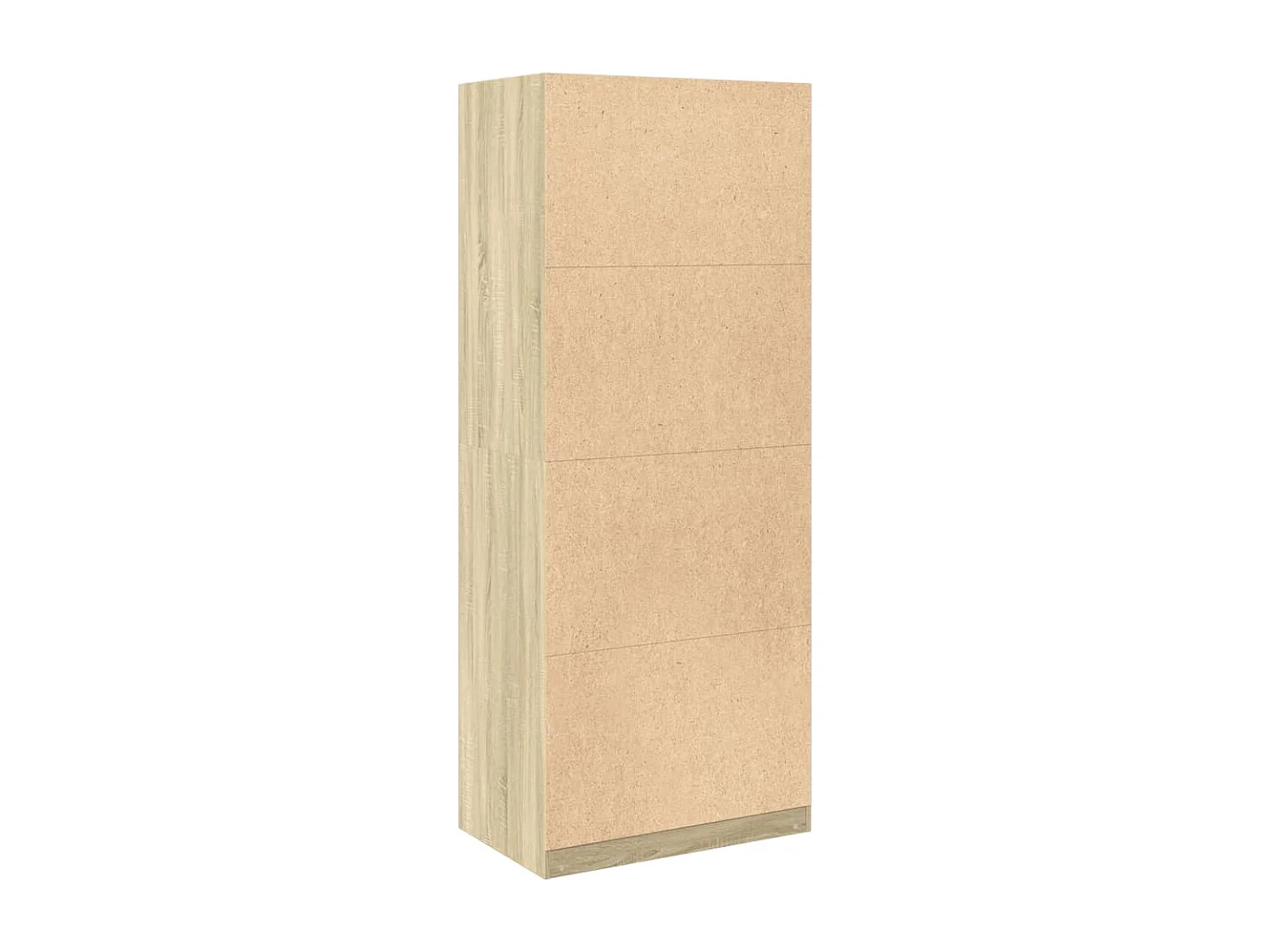 Armario roble Sonoma 80x50x200 cm madera contrachapada