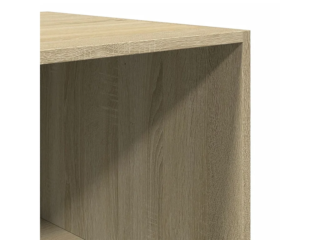 Garde-robe chêne sonoma 80x50x200 cm bois d'ingénierie