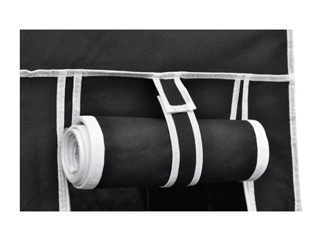 Garde-robe pliable Noir 110 x 45 x 175 cm