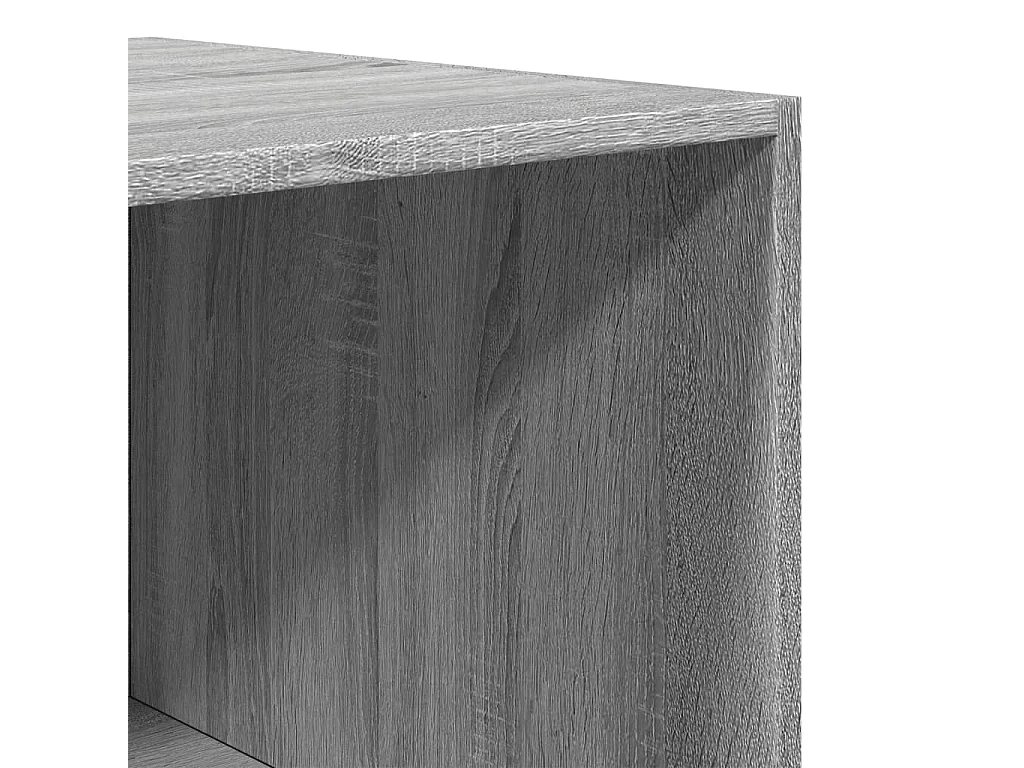 Armario Sonoma gris 80x50x200 cm madera contrachapada