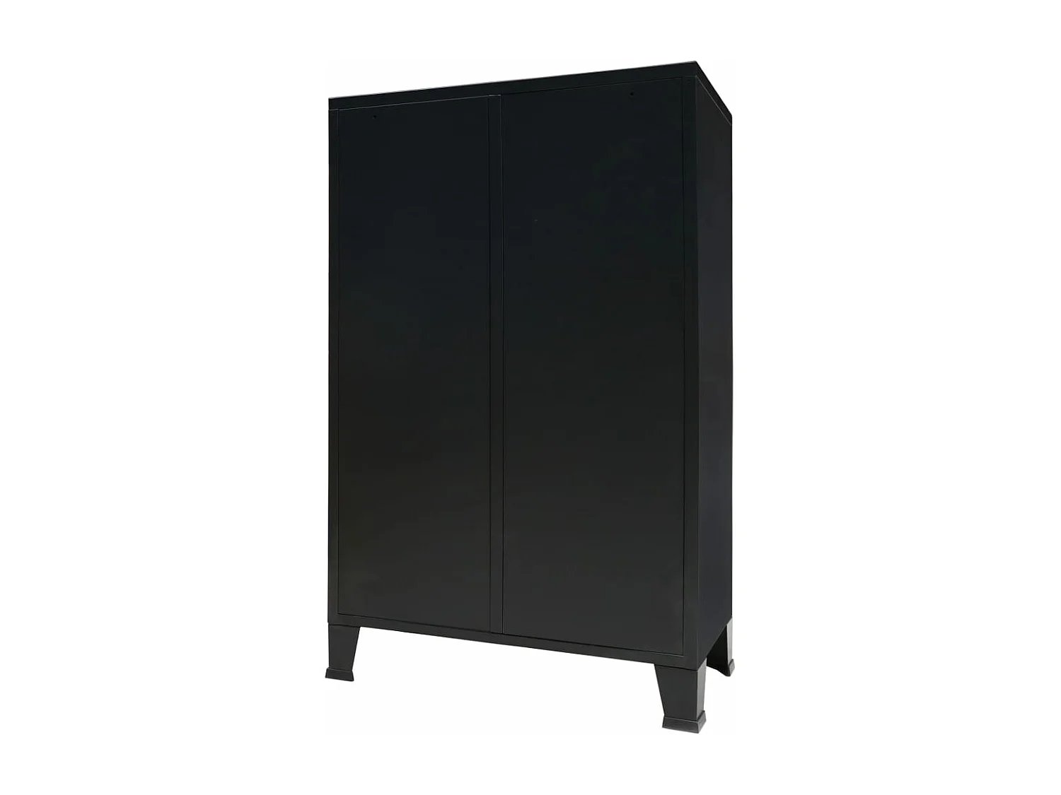Garde-robe métal de style industriel 67x35x107 cm noir