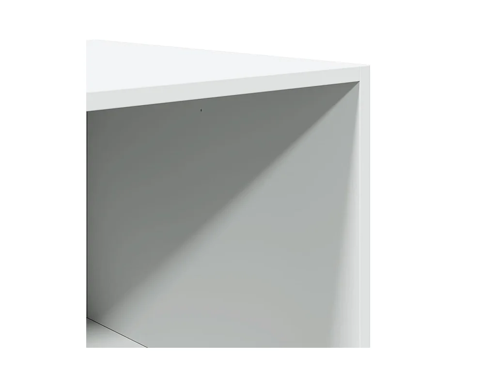Garde-robe blanc 80x50x200 cm bois d'ingénierie