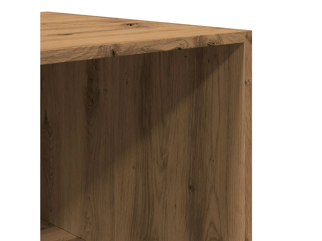 Garde-robe chêne artisanal 100x50x200 cm bois d'ingénierie