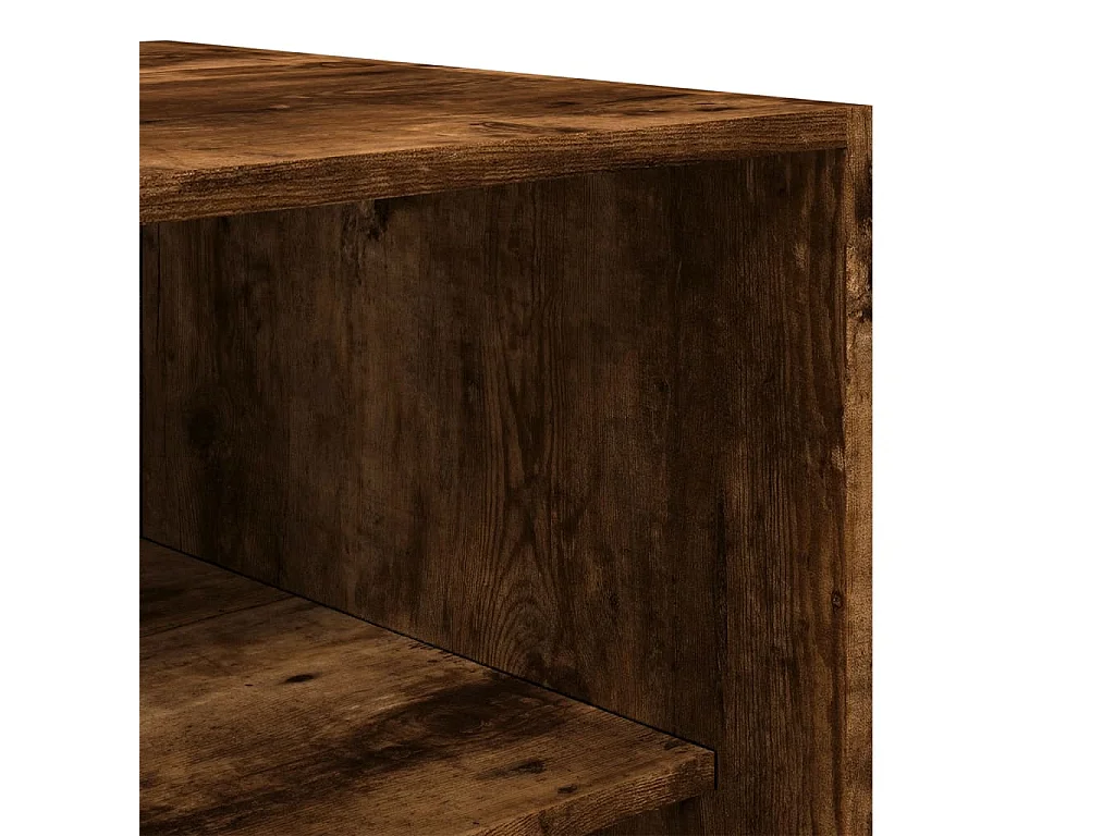 Garde-robe chêne fumé 100x50x200 cm bois d'ingénierie