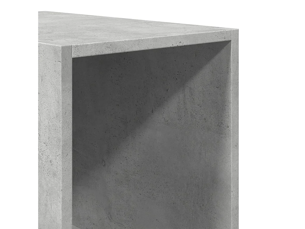 Garde-robe gris béton 30x50x200 cm bois d'ingénierie