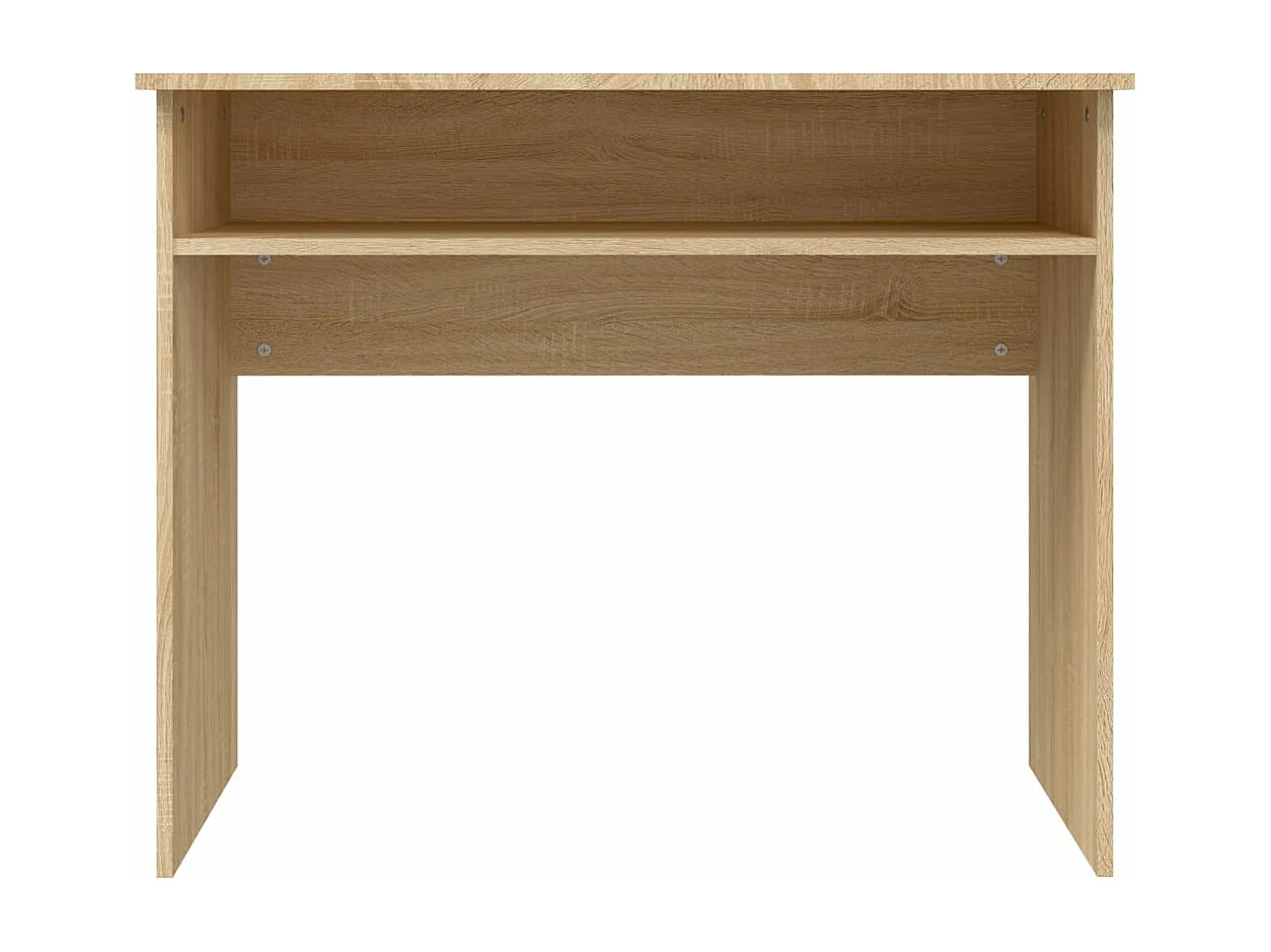 Escritorio madera contrachapada color roble Sonoma 90x50x74 cm