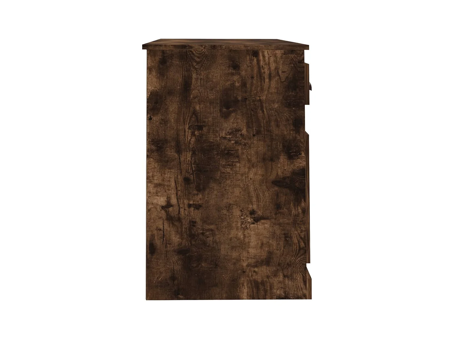 Bureau avec tiroir chêne fumé 115x50x75 cm bois d'ingénierie