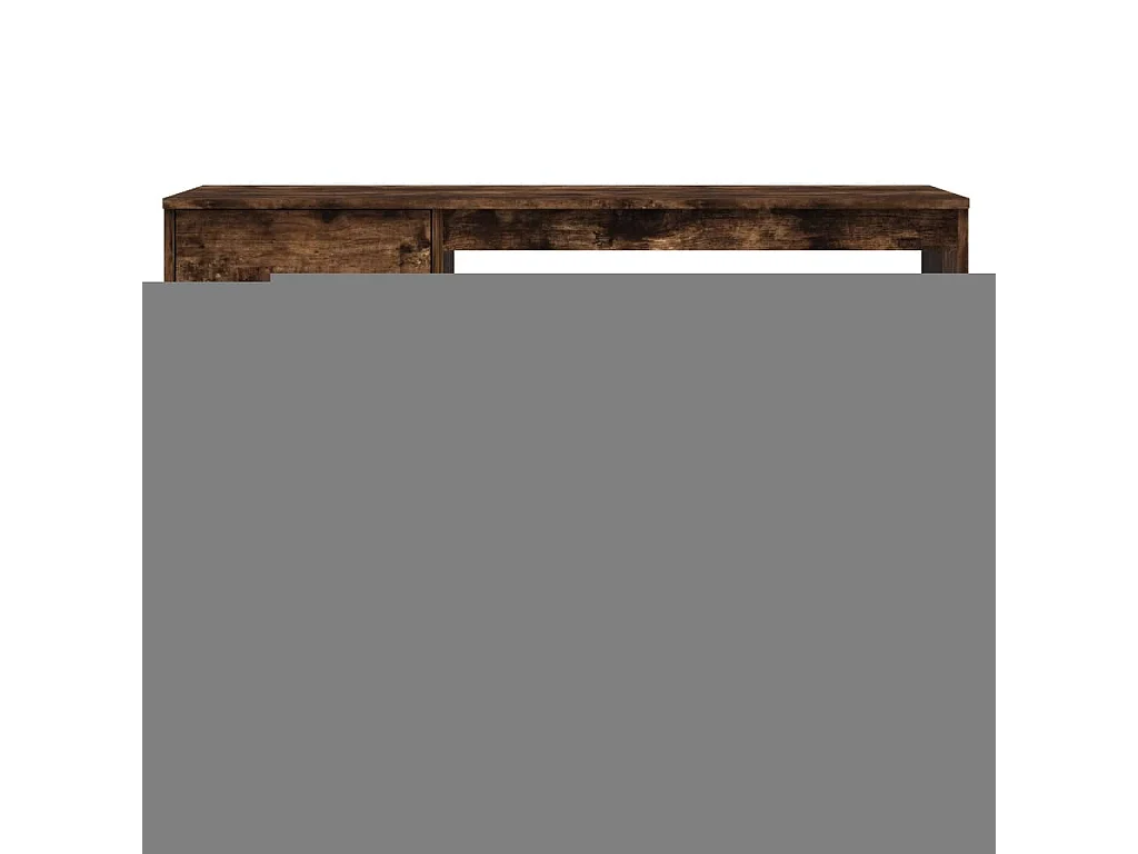Bureau avec tiroir chêne fumé 115x50x75 cm bois d'ingénierie