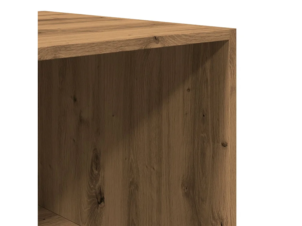 Garde-robe chêne artisanal 50x50x200 cm bois d'ingénierie