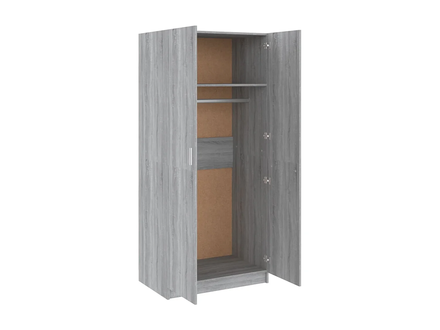 Garde-robe Sonoma gris 80x52x180 cm Bois d'ingénierie