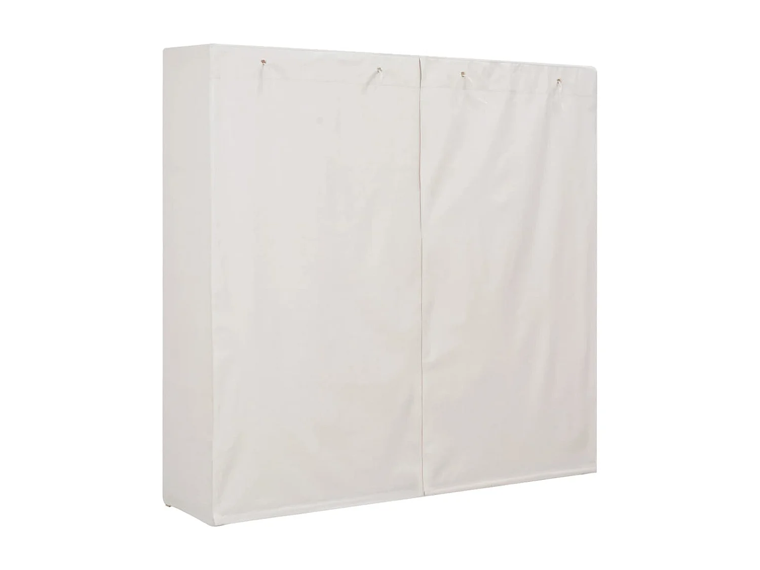 Armadio Tessuto Bianco 173x40x170 cm