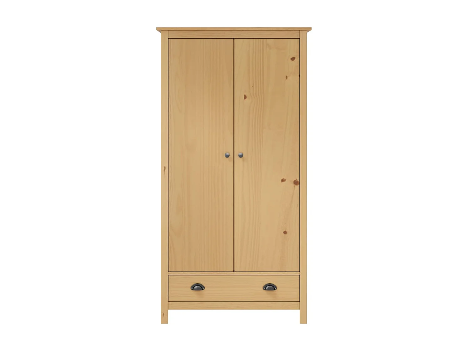 Armario Hill 2 puertas 89x50x170 cm Madera maciza de pino