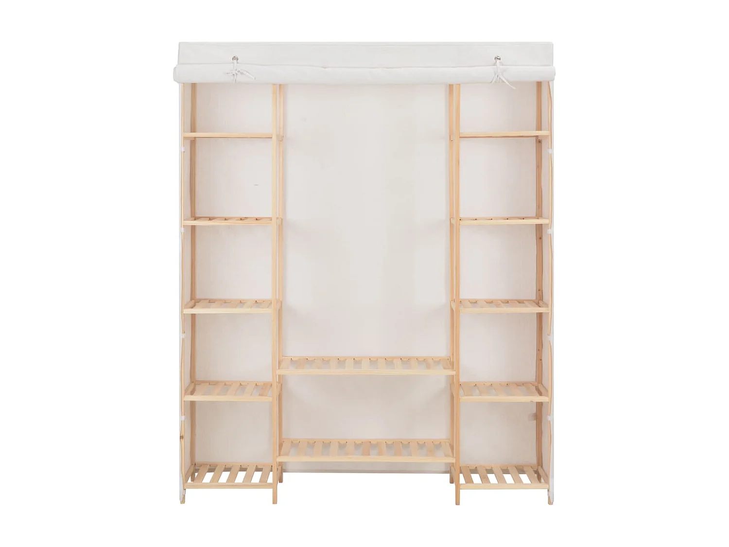 Armario Blanco 135 x 40 x 170 cm Tela