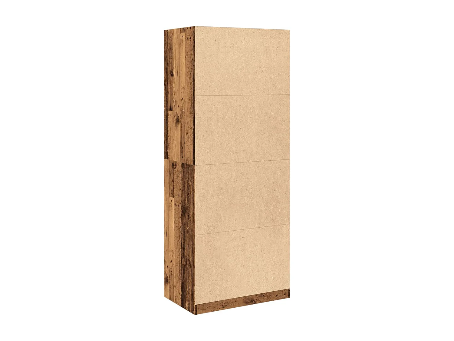 Garde-robe vieux bois 80x50x200 cm bois d'ingénierie