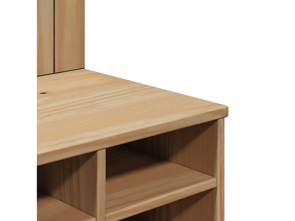 Meuble d'entrée OTTA 50x40x160 cm bois massif de pin