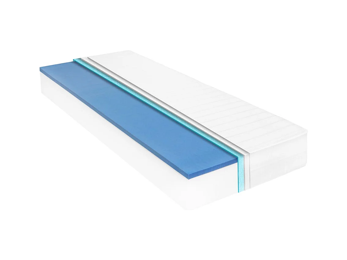 Matelas 90 x 200 cm Mousse à mémoire de forme Visco 18 cm