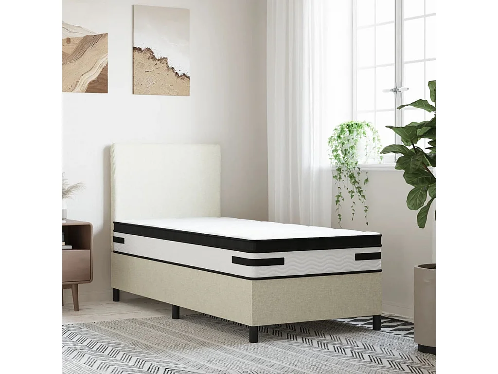 Matelas à ressorts ensachés moyen plus 70x200 cm