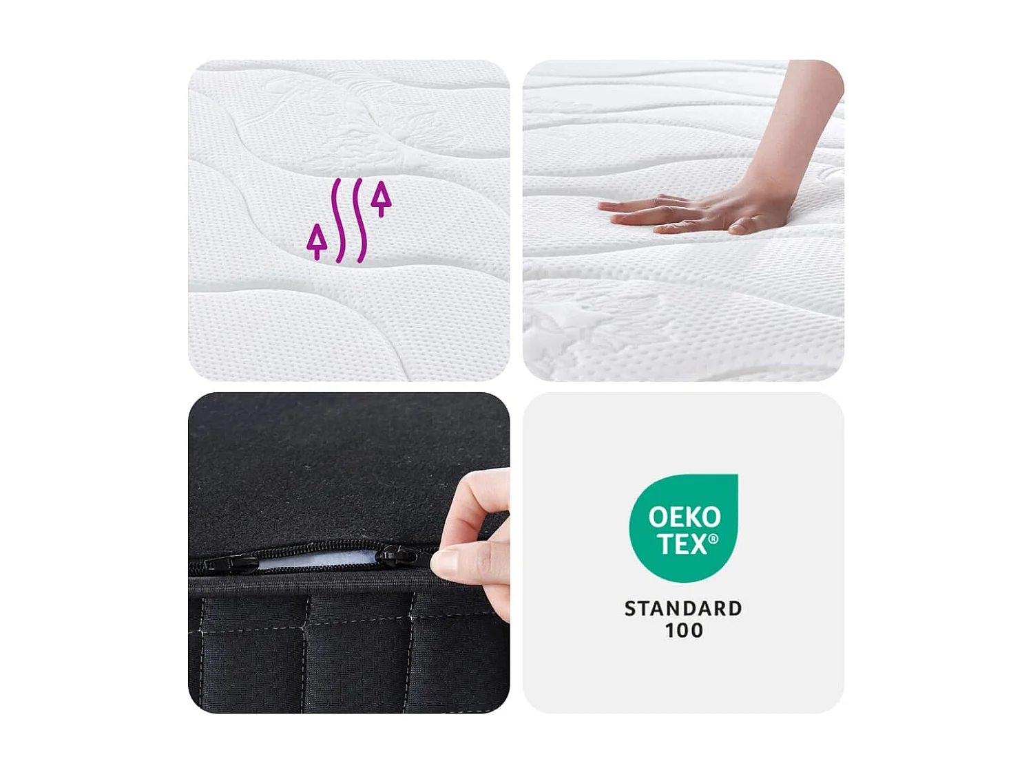 Materasso a molle bonnell medio 140x200 cm