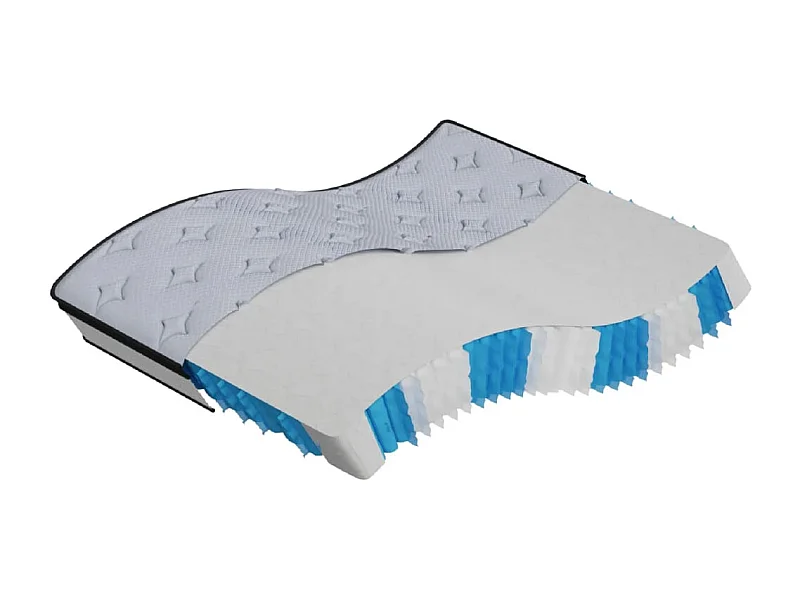 Matelas à ressorts ensachés moyen 140x200 cm