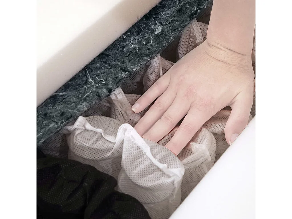 Colchón 120 x 200 cm 7 zonas Muelles ensacados 20 cm H2