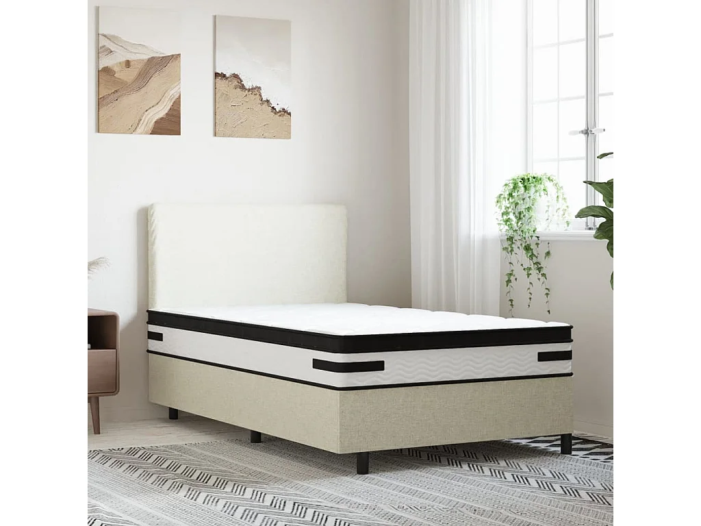 Matelas à ressorts ensachés moyen plus 100x200 cm