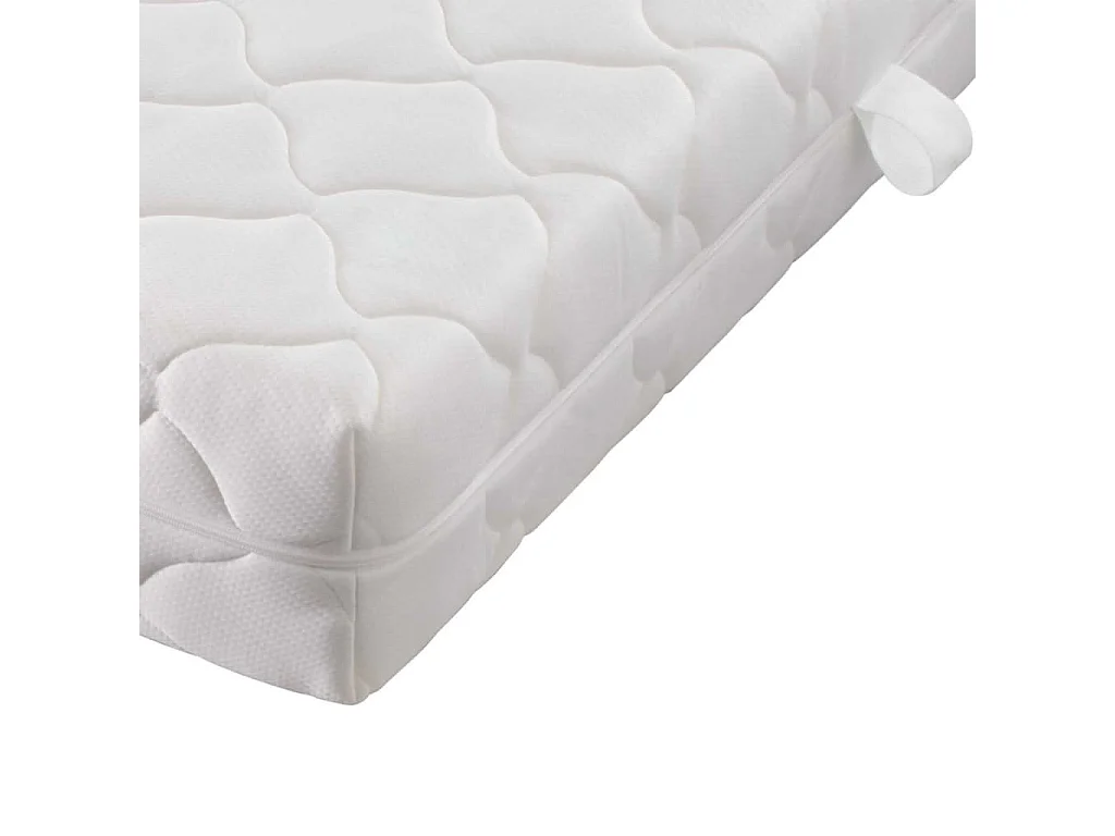 Matelas avec housse lavable 200 x 180 x 17 cm