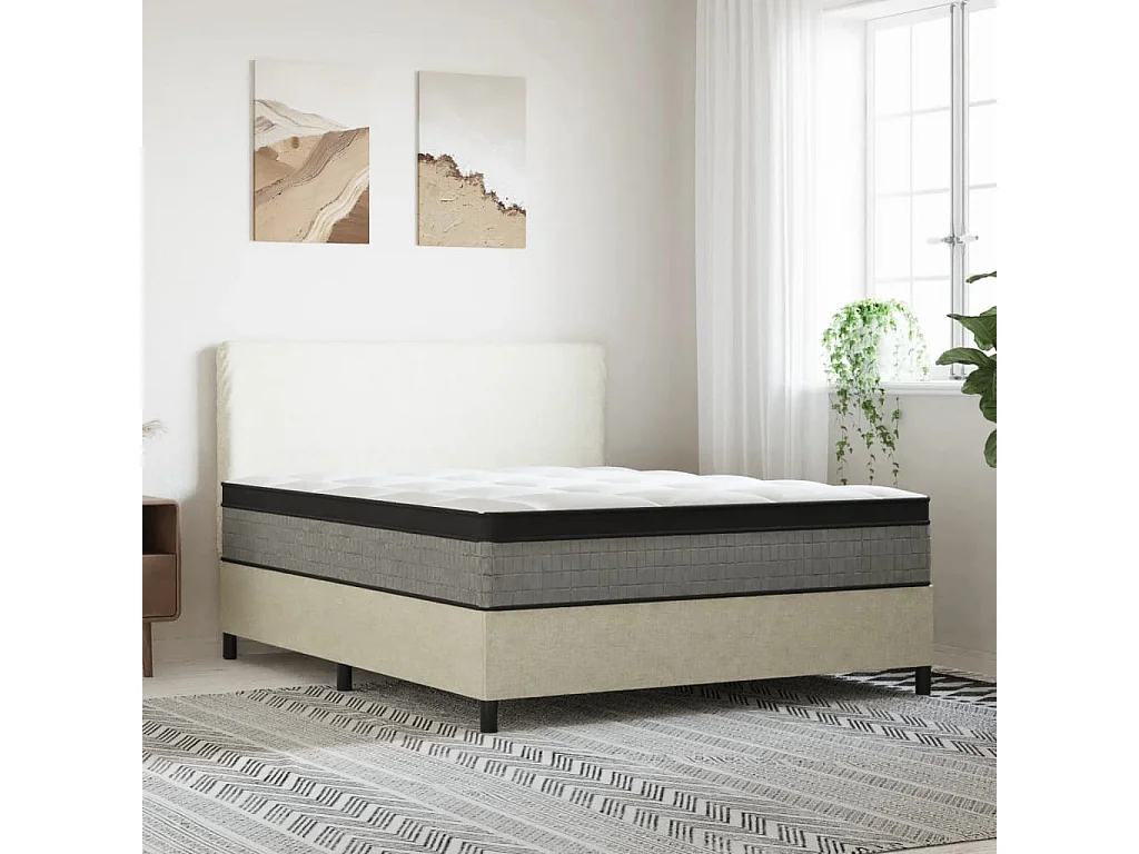 Matelas à ressorts ensachés moyen plus 160x200 cm