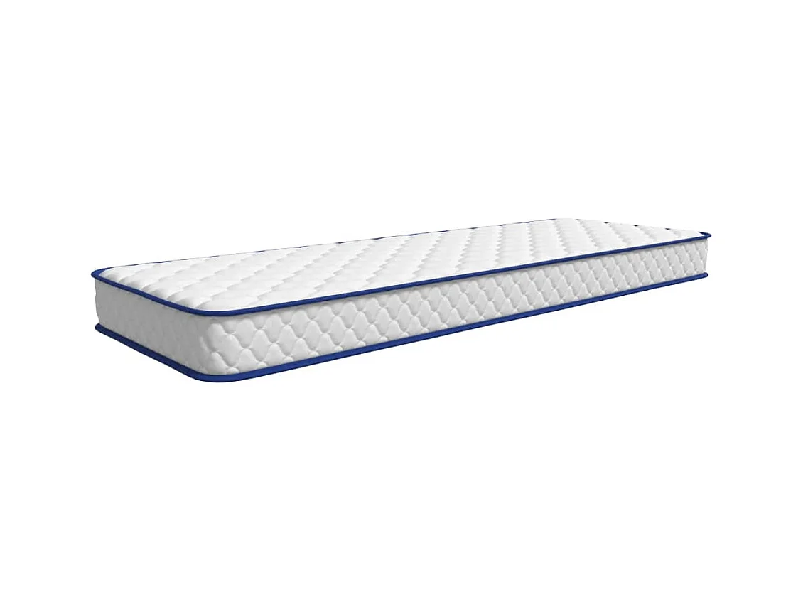 Matelas en mousse à mémoire de forme blanc 70x200x17 cm