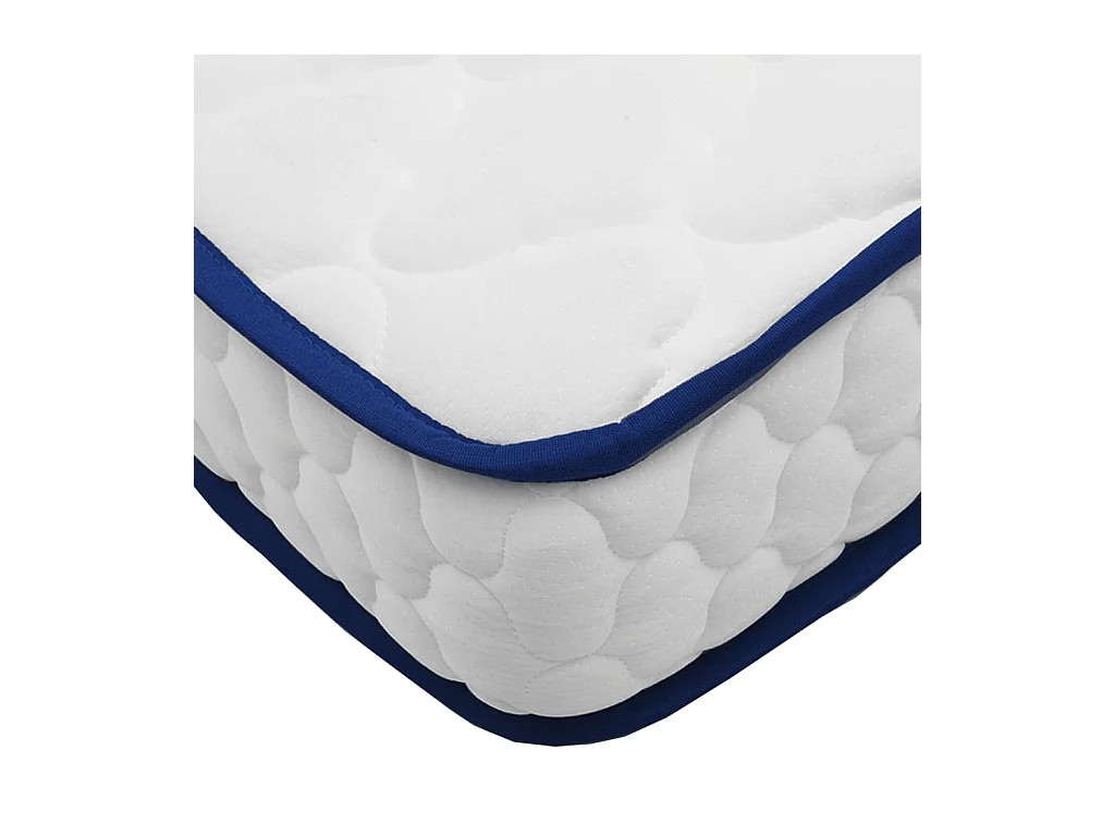 Matelas en mousse à mémoire de forme blanc 70x200x17 cm
