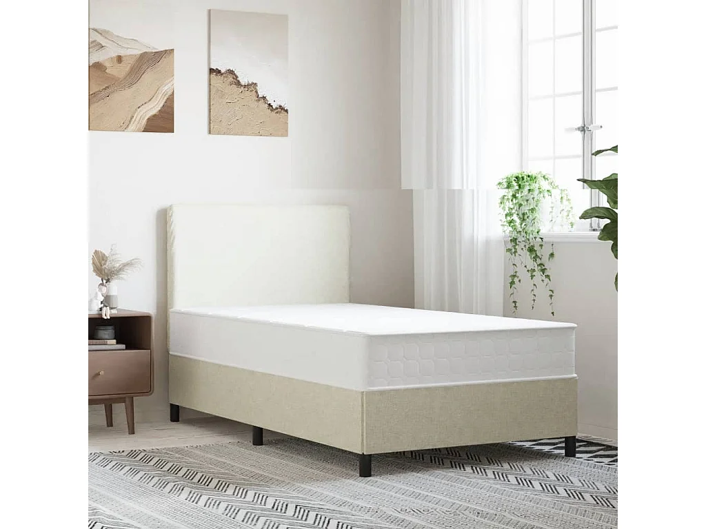 Matelas à ressorts ensachés dureté moyenne 100x200 cm