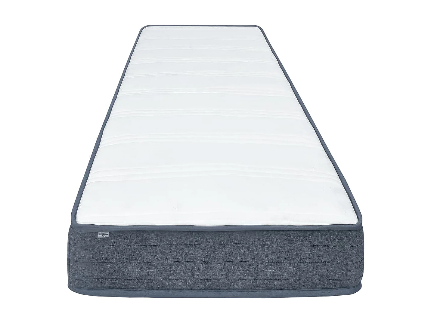 Matelas de sommier à lattes 190x90x20 cm tissu